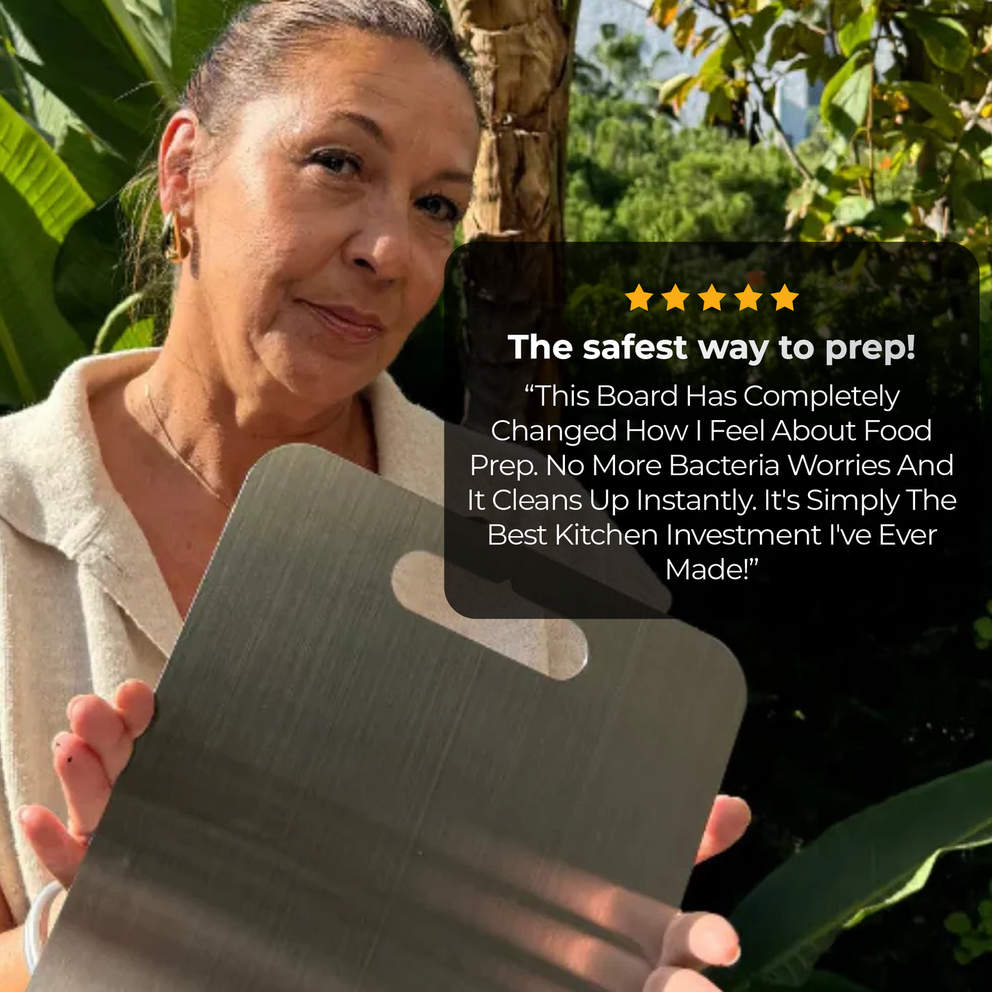 Titaluxe™ Pure Titanium Cutting Board