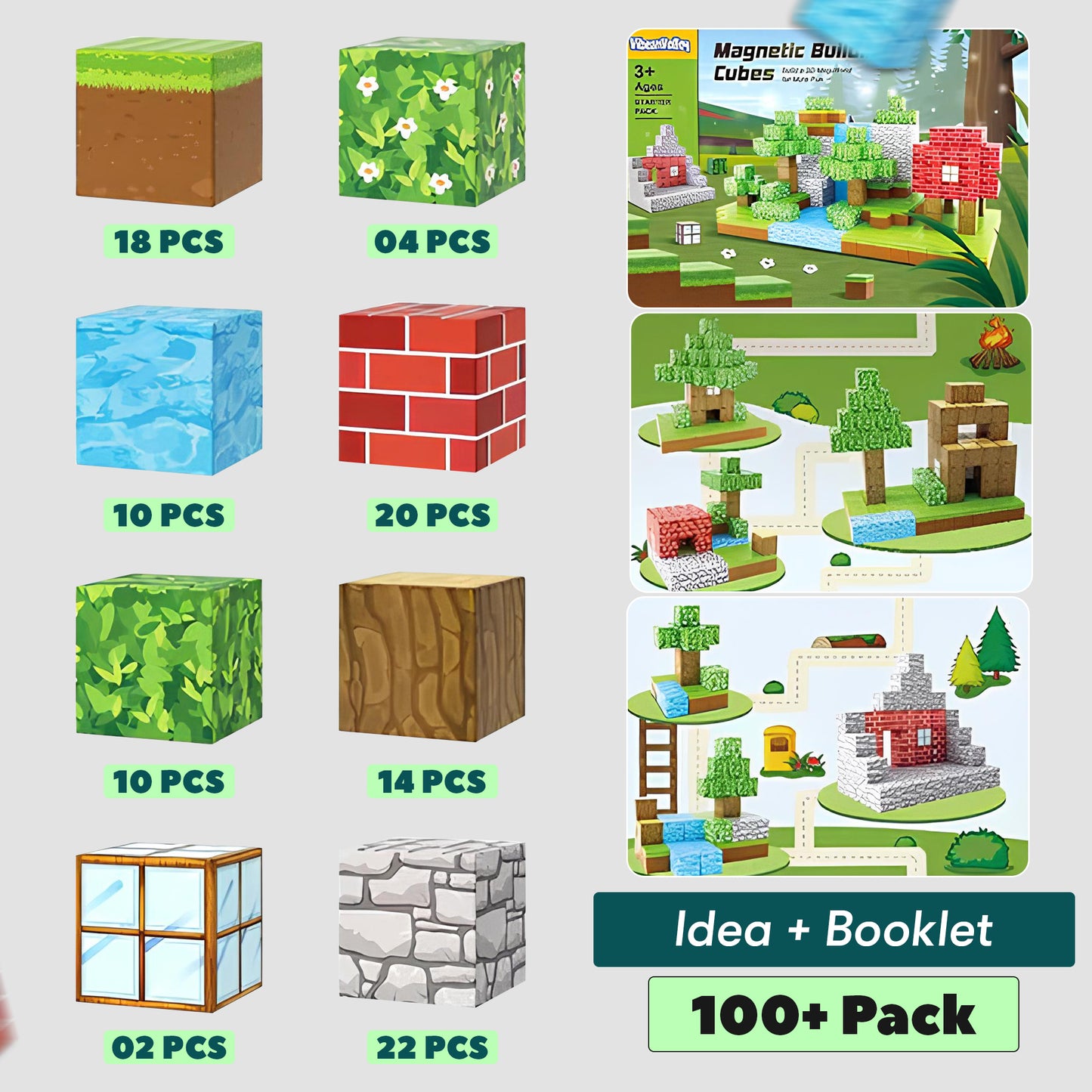 StemCraft™ STEM Learning Magnetic Building Blocks