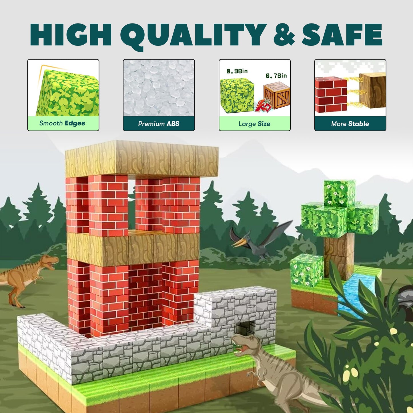 StemCraft™ STEM Learning Magnetic Building Blocks